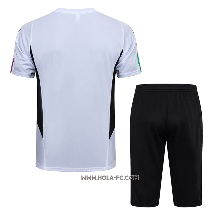 Chandal del Bayern Munich 2023-2024 Manga Corta Blanco - Pantalon Corto